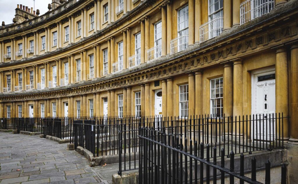 Terraced houses in Bath